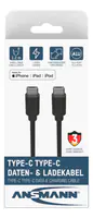 Ansmann 1700-0121 - 0,12 m - USB C - USB C - 5000 Mbit/s - Schwarz