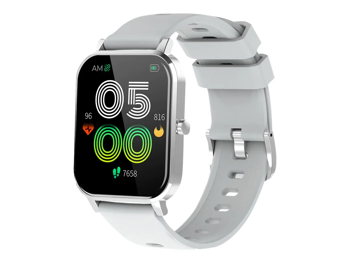 DENVER SW-181 - Intelligente Uhr mit Band - grau - Anzeige 4.3 cm (1.7") - Bluetooth