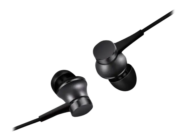 Xiaomi MI Basic - Ohrhörer mit Mikrofon - im Ohr - kabelgebunden - 3,5 mm Stecker - Schwarz