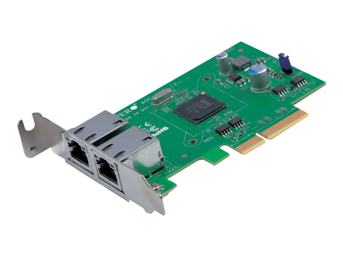 Supermicro AOC-SGP-i2 - Netzwerkadapter - PCIe 2.1 x4 Low-Profile - Gigabit Ethernet x 2