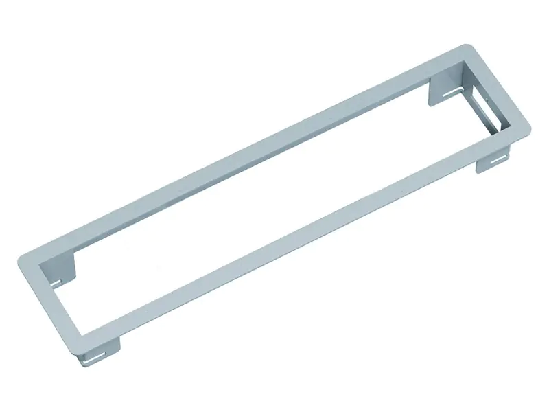 Bachmann POWER FRAME 4-way - Rahmen für Anschlüsse - silbergrau, RAL 9006