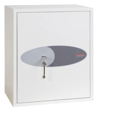 Phoenix Schlüsseltresor Fortess 45 x 60 x 24,5 cm (B x H x T) Stahl signalweiß