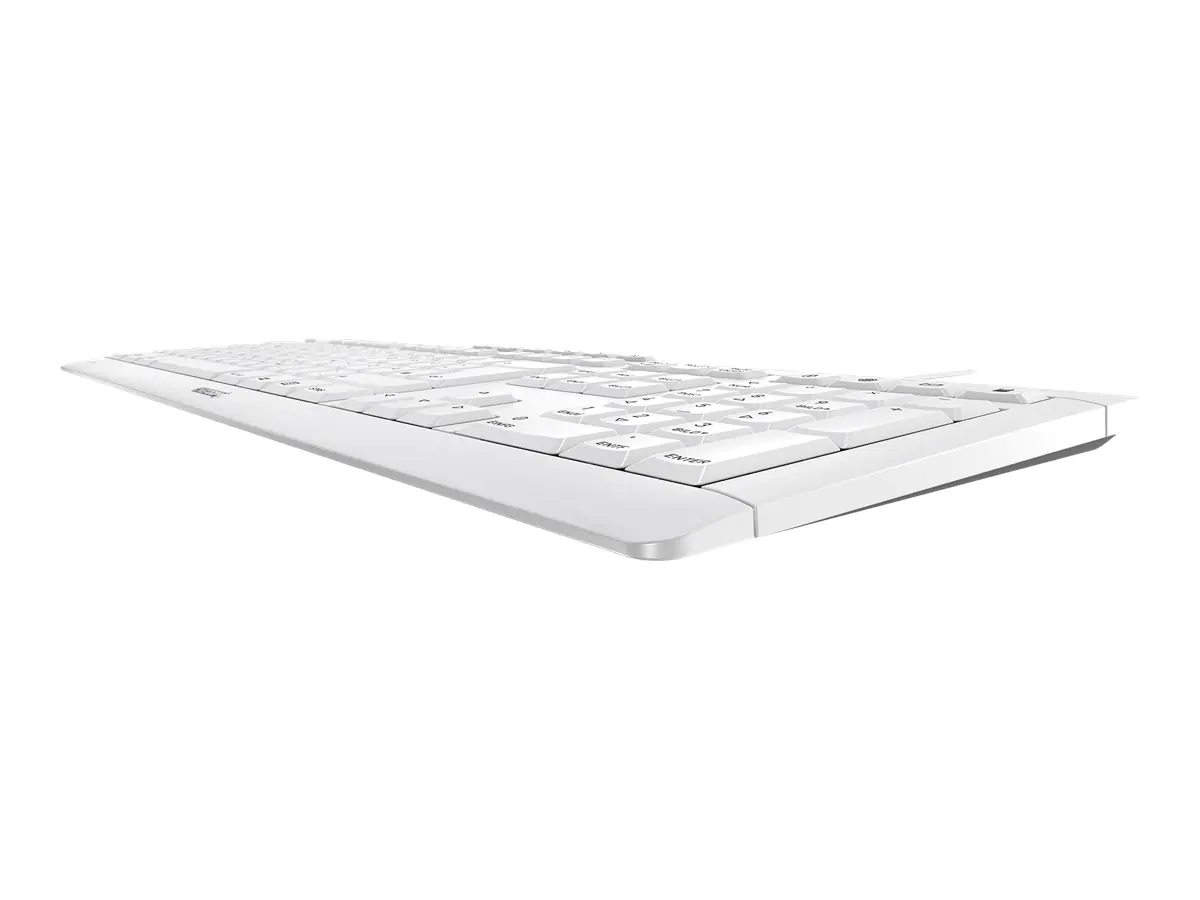 CHERRY STREAM KEYBOARD - Tastatur - USB - GB - Tastenschalter: CHERRY SX - White Gray