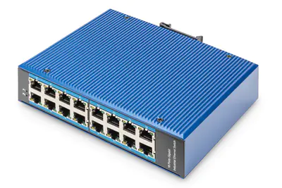 DIGITUS - Switch - unmanaged - 16 x 10/100/1000 - Desktop - Gleichstrom