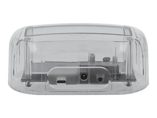 Delock - HDD-Dockingstation Schächte: 1 - 2,5" / 3,5" gemeinsam genutzt (6,4 cm/8,9 cm gemeinsam genutzt) - SATA 6Gb/s - USB-C - durchsichtig