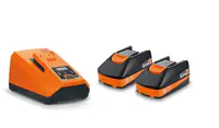 Fein Akku-Starter-Set Schnellladergerät ALG 80 BC+ 2x Li-Ion Akku 18 V 3.0