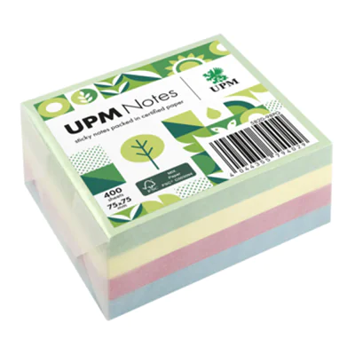 UPM Notes Haftnotiz Pastell 75 x 75 mm (B x H) hellblau, rosa, hellgrün 400 Bl. UPM Notes Haftnotiz Pastell 75 x 75 mm (B x H) hellblau, rosa, hellgrün 400 Bl.