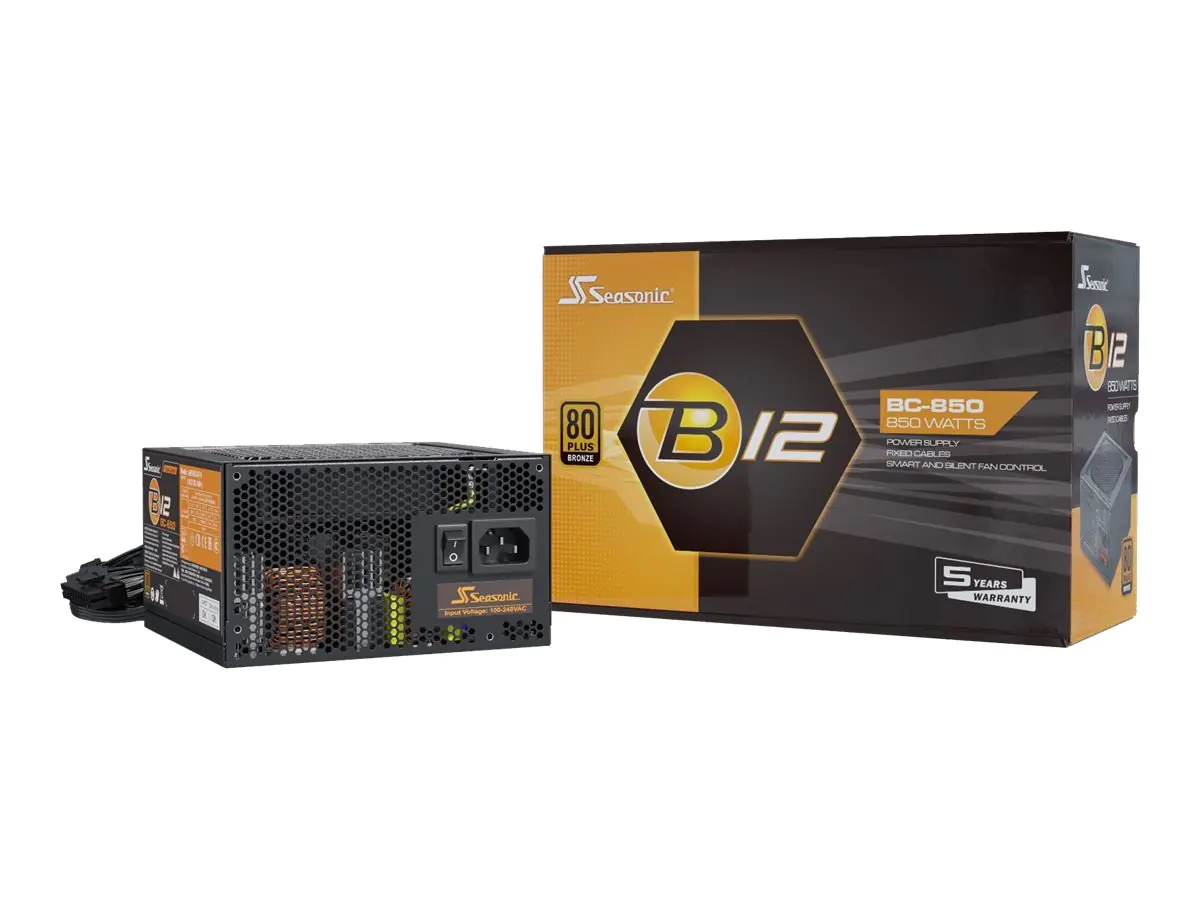 Sea Sonic B12 BC Series - Netzteil (intern) - ATX12V / EPS12V - 80 PLUS Bronze - Wechselstrom 100-240 V - 850 Watt