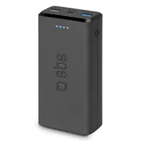 SBS Powerbank 20.000mAh 2xUSB 2.1A black SBS Powerbank 20.000mAh 2xUSB 2.1A black