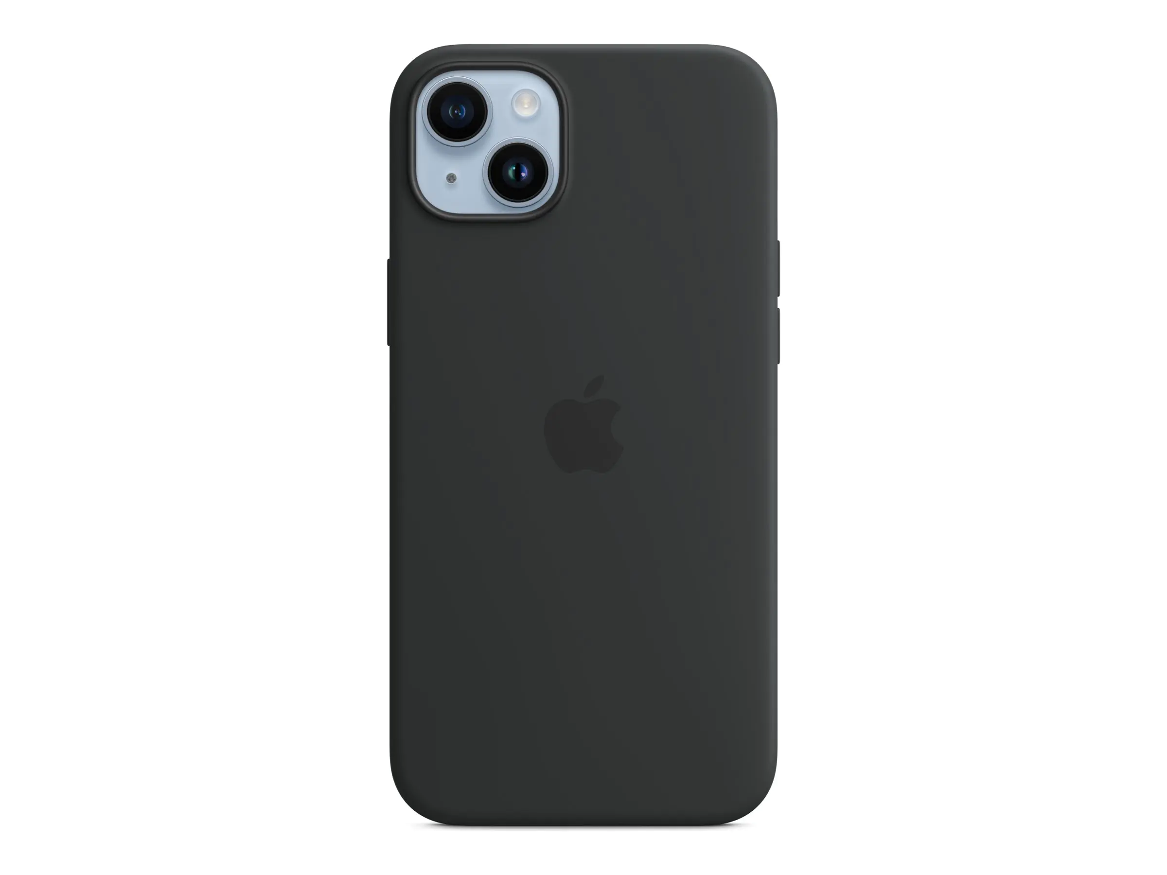 Apple - Hintere Abdeckung für Mobiltelefon - kompatibel mit MagSafe - Silikon - Midnight - für iPhone 14 Plus