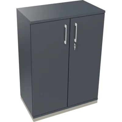 Flügeltürenschrank 3OH B800xT442xH1133 si/Lavagrau Flügeltürenschrank 3OH B800xT442xH1133 si/Lavagrau