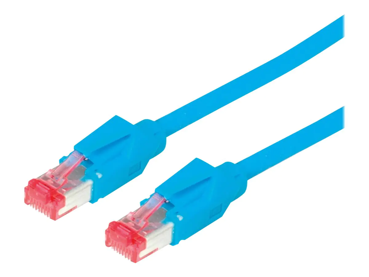 Secomp DRAKA UC600 SS27 - Patch-Kabel - RJ-45 (M) zu RJ-45 (M) - 2 m - SSTP-Kabel - CAT 6 - halogenfrei - Blau