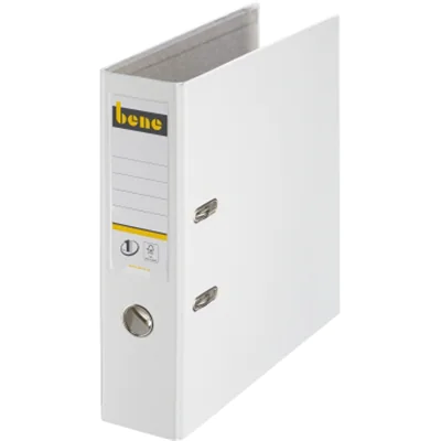 Bene Ordner 291400 WS DIN A4 80mm PP weiß Bene Ordner 291400 WS DIN A4 80mm PP weiß