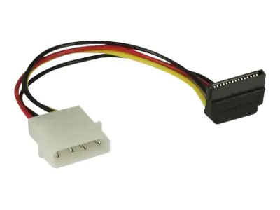 InLine - Netzteil - SATA-Stromstecker (M) zu interne Stromversorgung, 4-polig (M) - 15 cm - 90° Stecker