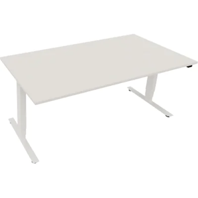 Sitz-/Stehtisch T-Kufe klappbar B1800xT900xH625-1285 ws/Weiß