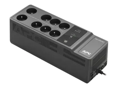 APC Back-UPS BE650G2-FR - USV - Wechselstrom 220/230 V - 400 Watt - 650 VA - USB - Ausgangsanschlüsse: 8 - Frankreich, Belgien - Schwarz