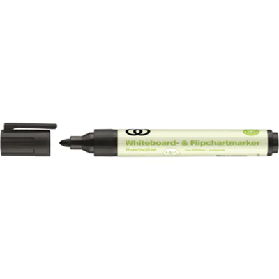 Soennecken Whiteboard-/Flipchartmarker oeco 1,5-3mm schwarz Rundspitze