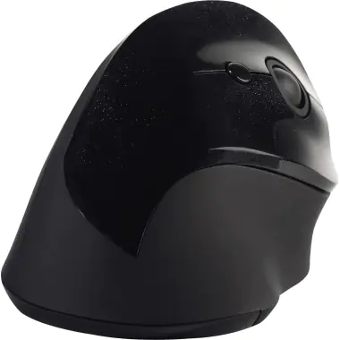 Bakker Elkhuizen PRF - Vertikale Maus - ergonomisch - Für Rechtshänder - 5 Tasten - kabellos - kabelloser Empfänger (USB) - Schwarz