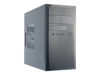 Chieftec Elox Series HT-01B - Tower - micro ATX 350 Watt (ATX12V 2.3/ PS/2) - Schwarz - USB/Audio