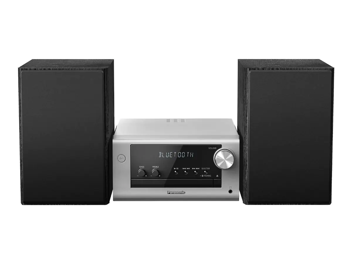 Panasonic SC-PM704 - Microsystem - 80 Watt (Gesamt) - Silber