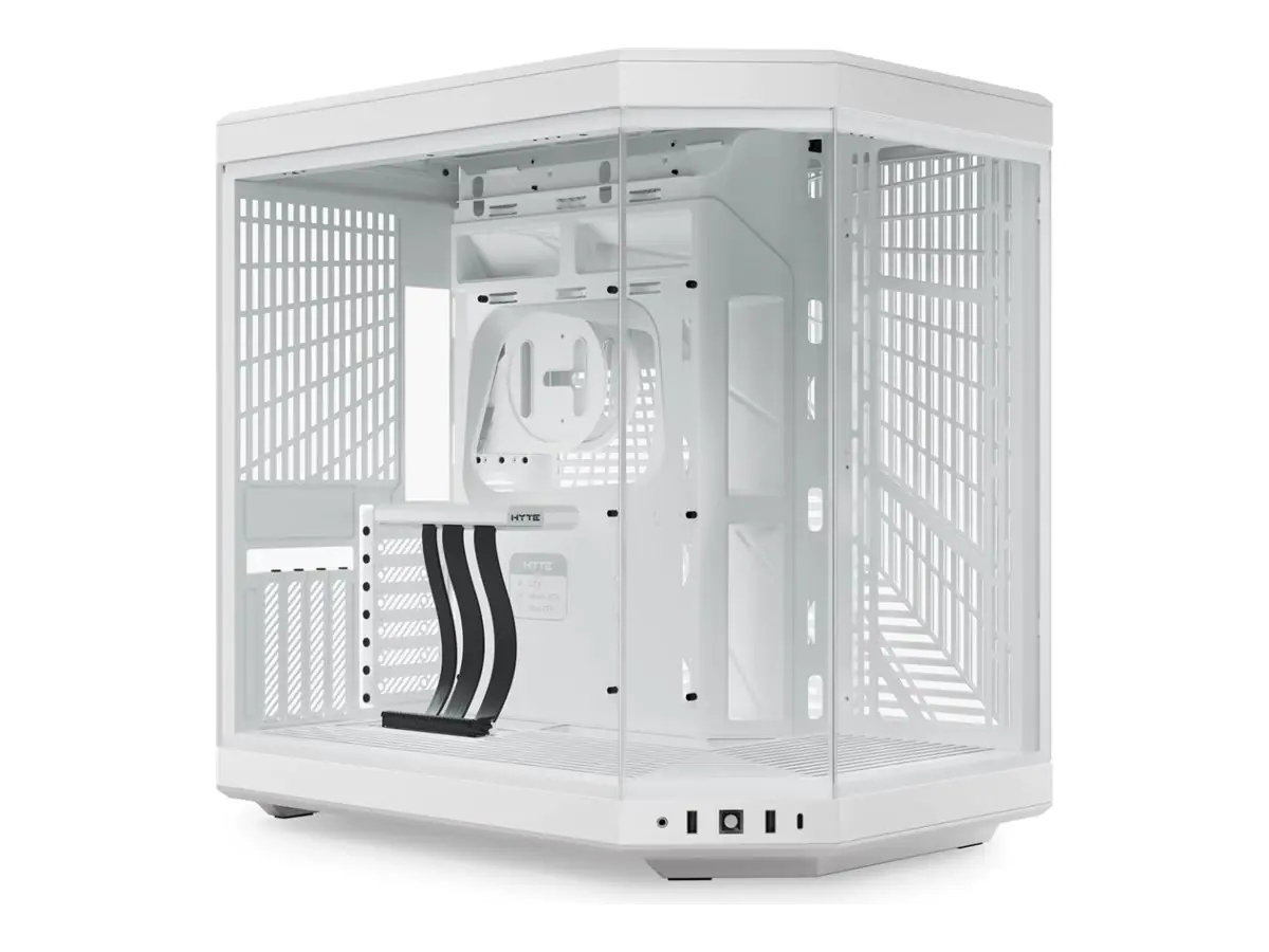 HYTE Y70 Snow White weiss Tempered Glass