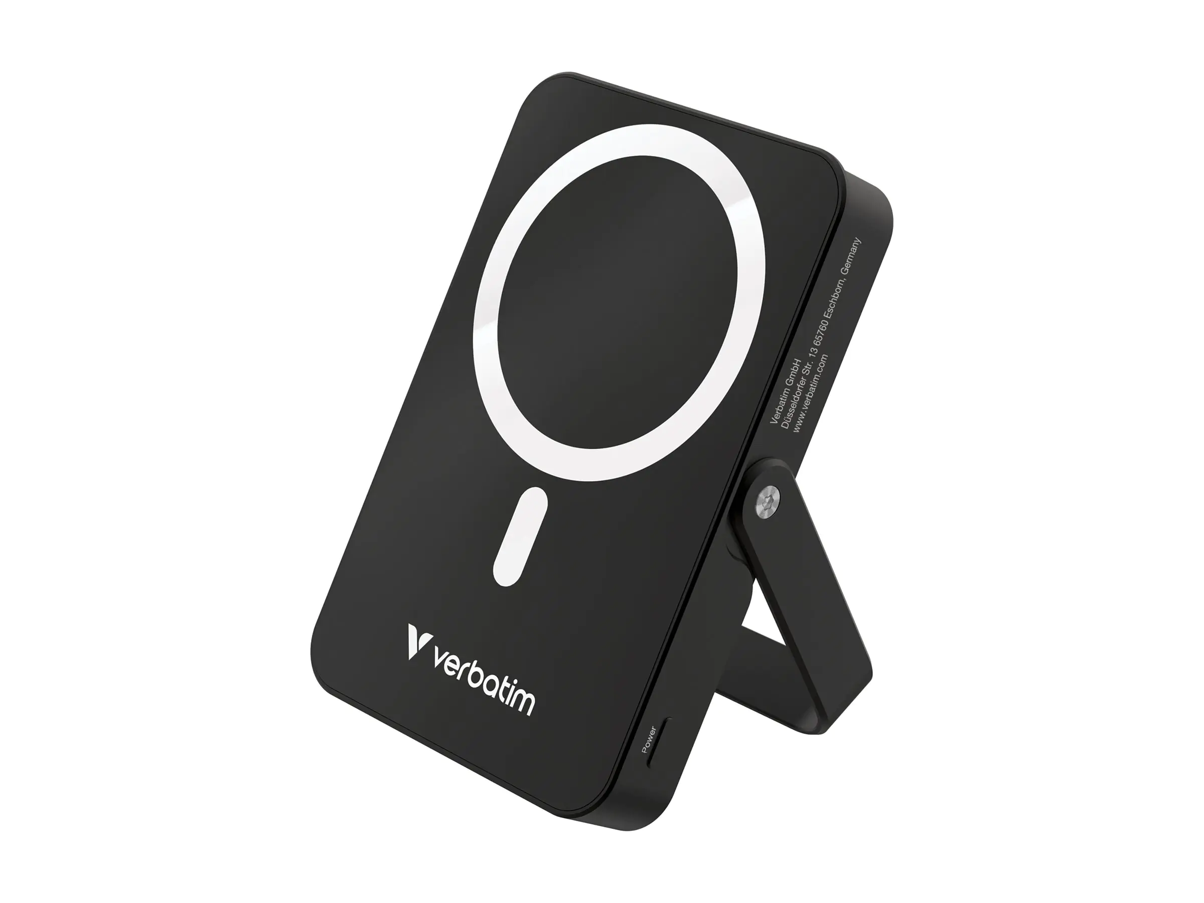 Verbatim Power Bank mit Standfuß mag.wireless 10000mA schw. 32264