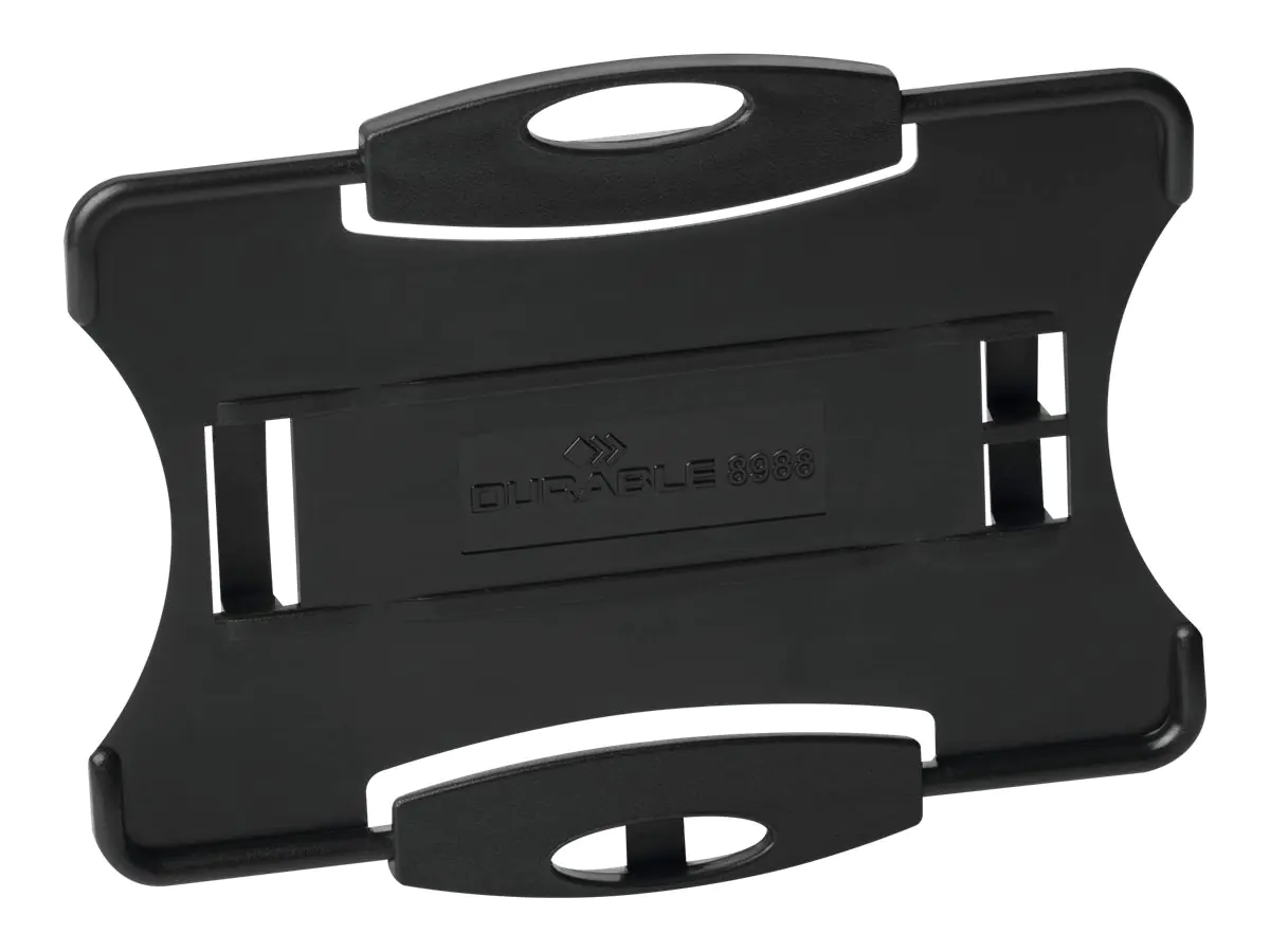 Durable Kartenhalter - für 54 x 87 mm - Schwarz (Packung mit 10) 898801