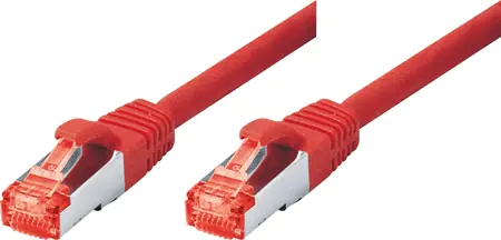 exertis Connect - Patch-Kabel - RJ-45 (M) zu RJ-45 (M) - 2 m - SSTP-Kabel - CAT 6 - halogenfrei - Rot exertis Connect - Patch-Kabel - RJ-45 (M) zu RJ-45 (M) - 2 m - SSTP-Kabel - CAT 6 - halogenfrei - Rot