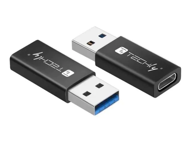 Techly USB-Adapter - USB Typ A (M) zu USB-C (W) IADAP-USB3-AFT