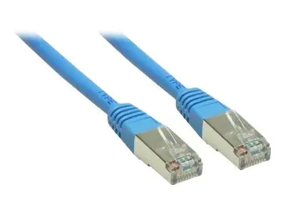 Good Connections - Patch-Kabel - RJ-45 (M) zu RJ-45 (M) - 25 cm - SFTP - CAT 6 - Blau