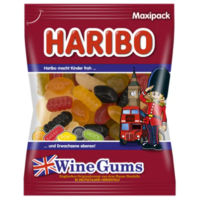 HARIBO Fruchtgummi WineGums 500 g/Pack. HARIBO Fruchtgummi WineGums 500 g/Pack.