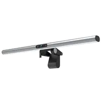 4smarts 2in1 LightBar Pro Monitorlampe mit FullHD Webcam silber