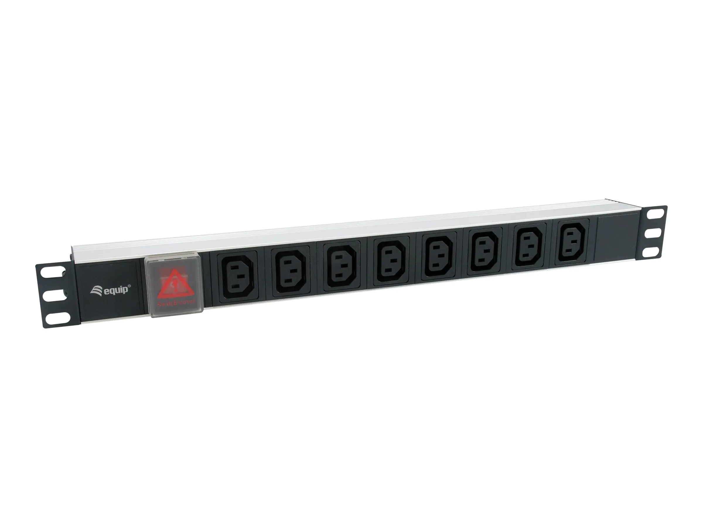 equip Pro - Stromverteilungseinheit (Rack - einbaufähig) - Wechselstrom 220-240 V - 2500 Watt - Eingabe, Eingang IEC 60320 C14 - Ausgangsanschlüsse: 8 (power IEC 60320 C13) - 1U - 48.3 cm (19") - 1.8 m Schnur