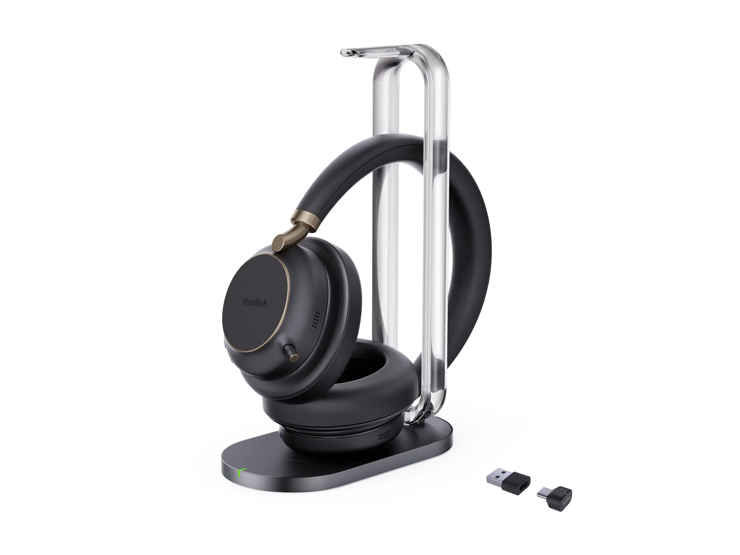 Yealink Bluetooth Headset - BH76 Plus with Charging Stand UC Black - Headset - Kabellos