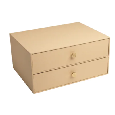 Exacompta Schubladenbox Office by me 2 Schubladen DIN A4, Überbreite Karton, Papier kaschiert Gehäusefarbe: beige Exacompta Schubladenbox Office by me 2 Schubladen DIN A4, Überbreite Karton, Papier kaschiert Gehäusefarbe: beige