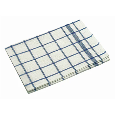 Geschirrhandtuch 50 x 70 cm (B x L) 100 % Baumwolle weiß/blau kariert Geschirrhandtuch 50 x 70 cm (B x L) 100 % Baumwolle weiß/blau kariert