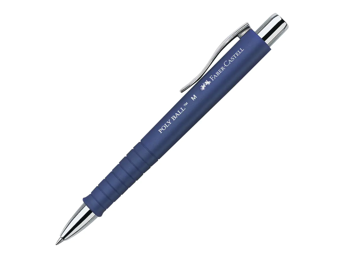 Faber-Castell Kugelschreiber POLY BALL 241151 M Mine bl Schaft bl