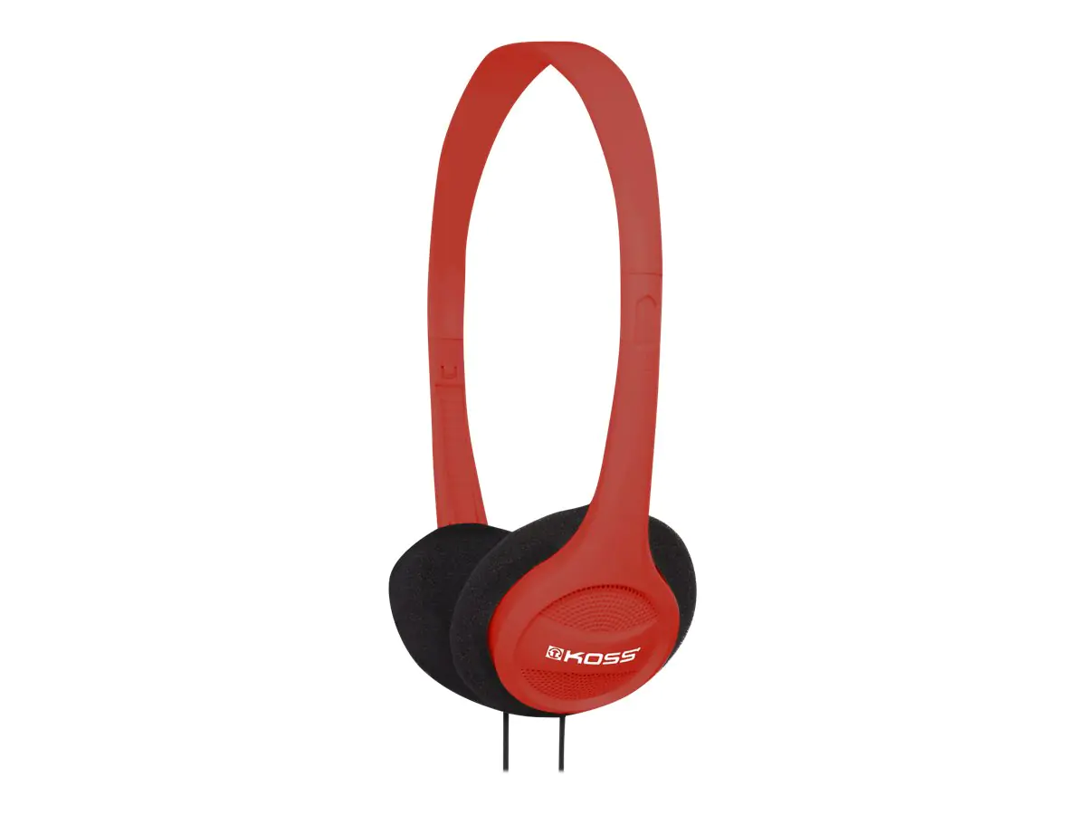 Koss KPH7 - Kopfhörer - On-Ear - kabelgebunden - 3,5 mm Stecker - Rot