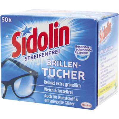 Sidolin Brillenputztuch 605611 50 St./Pack. Sidolin Brillenputztuch 605611 50 St./Pack.