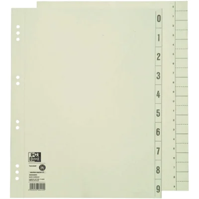 Oxford 400004663, Signatur-Ordner, A4, Karton, Chamois (Farbe), Landschaftsportrait, 230 g/m²