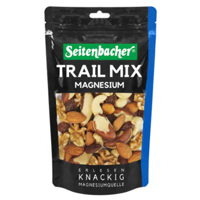 Seitenbacher Nussmischung Trail-Mix Paranusskerne, Cashewkerne, Walnusskerne, Rosinen, Mandelkerne 250 g/Pack.