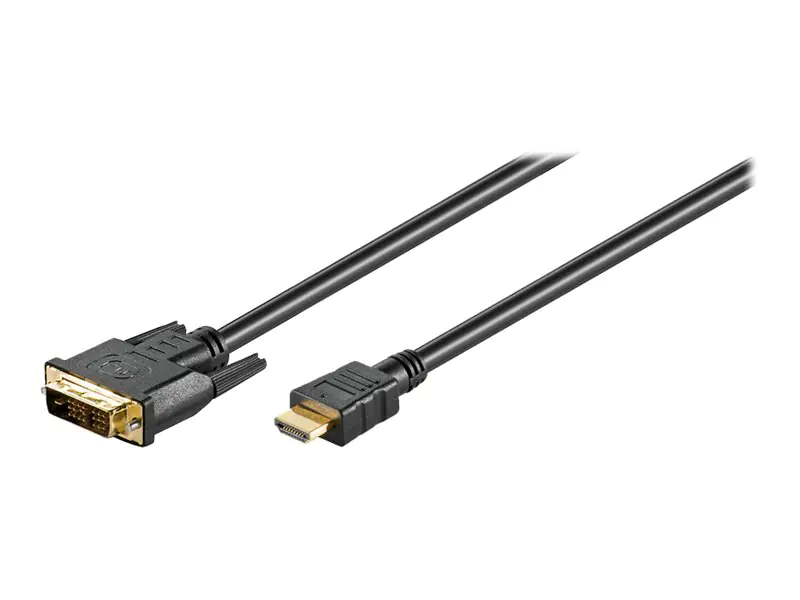 goobay MMK 630-0500 - Video-/Audio-Kabelkit - DVI-D männlich zu HDMI männlich - 5 m