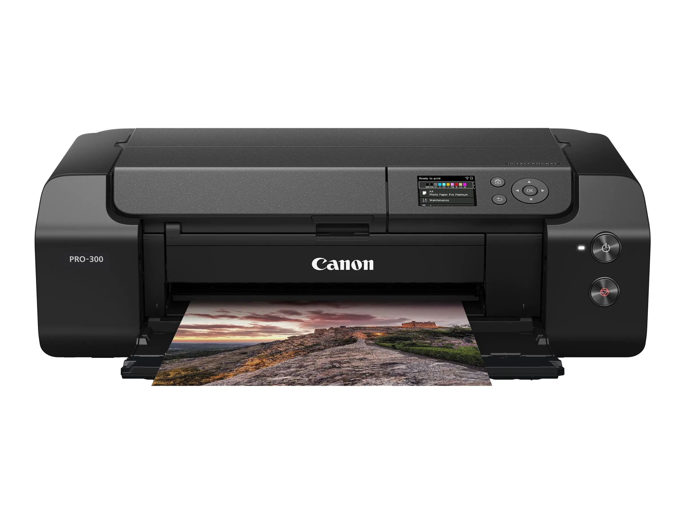 Canon imagePROGRAF PRO-300 - 330 mm (13") Großformatdrucker - Farbe - Tintenstrahl - A3/Ledger - bis zu 4.25 Min./Seite (einfarbig)/ bis zu 4.25 Min./Seite (Farbe) - Kapazität: 100 Blätter - LAN, Wi-Fi(n), USB 2.0 Canon imagePROGRAF PRO-300 - 330 mm (13") Großformatdrucker - Farbe - Tintenstrahl - A3/Ledger - bis zu 4.25 Min./Seite (einfarbig)/ bis zu 4.25 Min./Seite (Farbe) - Kapazität: 100 Blätter - LAN, Wi-Fi(n), USB 2.0