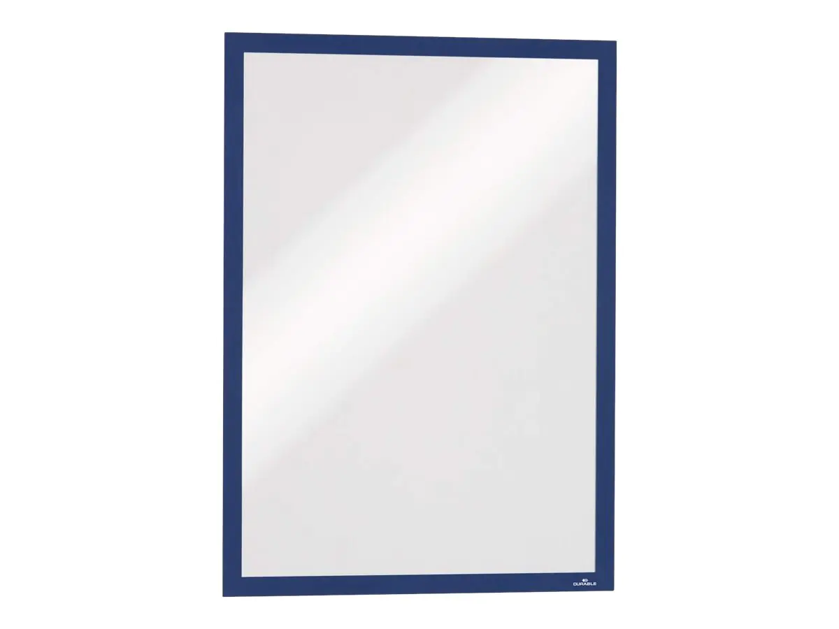 Durable DURAFRAME MAGNETIC - Dokumentenhalterung - für A3 - magnetisch - dunkelblau (Packung mit 5) 4868-07
