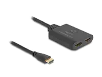 Delock HDMI Switch 2 x in zu 1 out 8K 60 Hz mit integriertem Kabel 50 - Kabel - Digital/Display/Vi