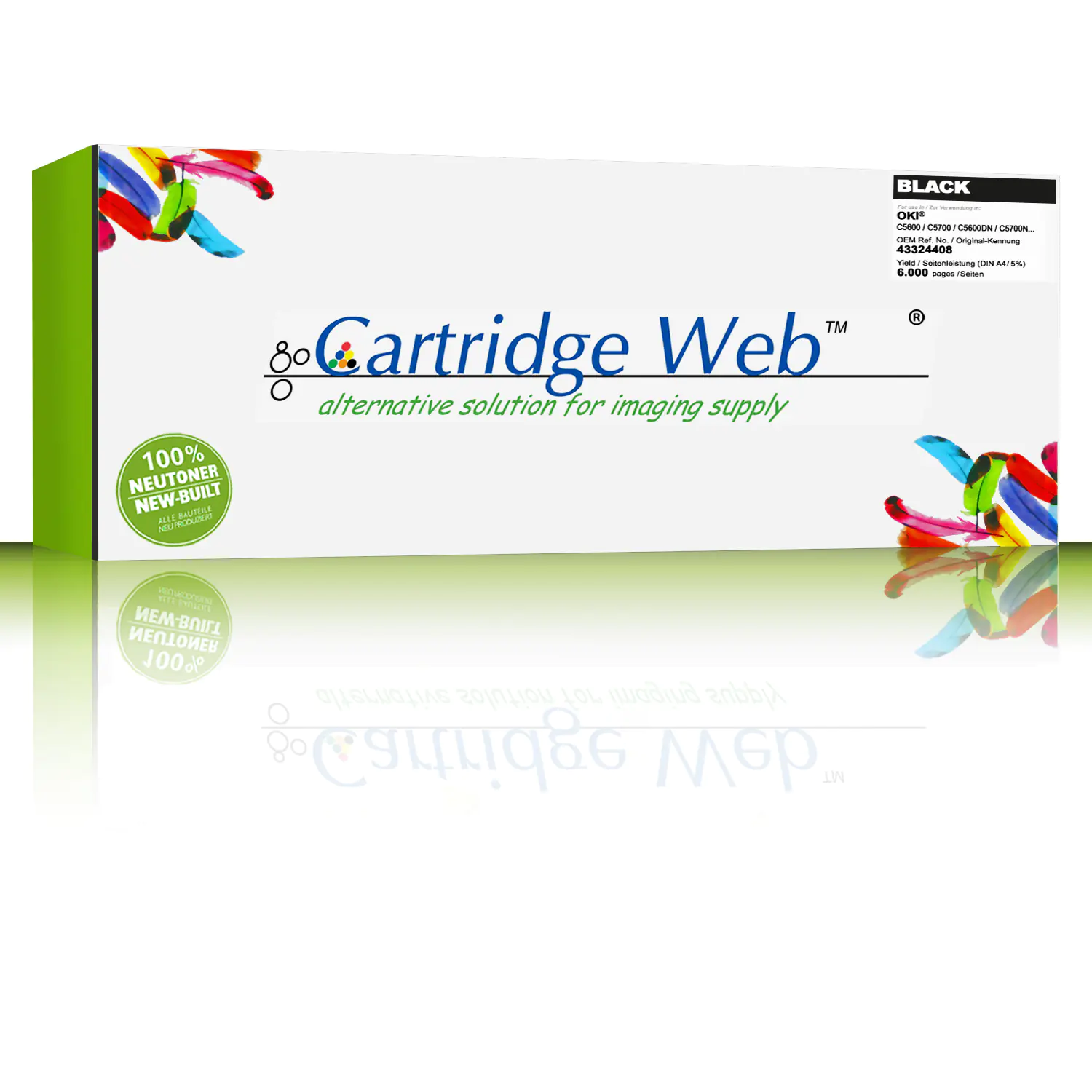 CartridgeWeb Toner kompatibel zu Oki 43487712 schwarz 6.000 Seiten CartridgeWeb Toner kompatibel zu Oki 43487712 schwarz 6.000 Seiten