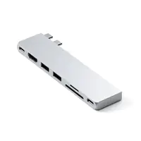 Woodcessories Type-C Pro Hub Slim silber - Hub