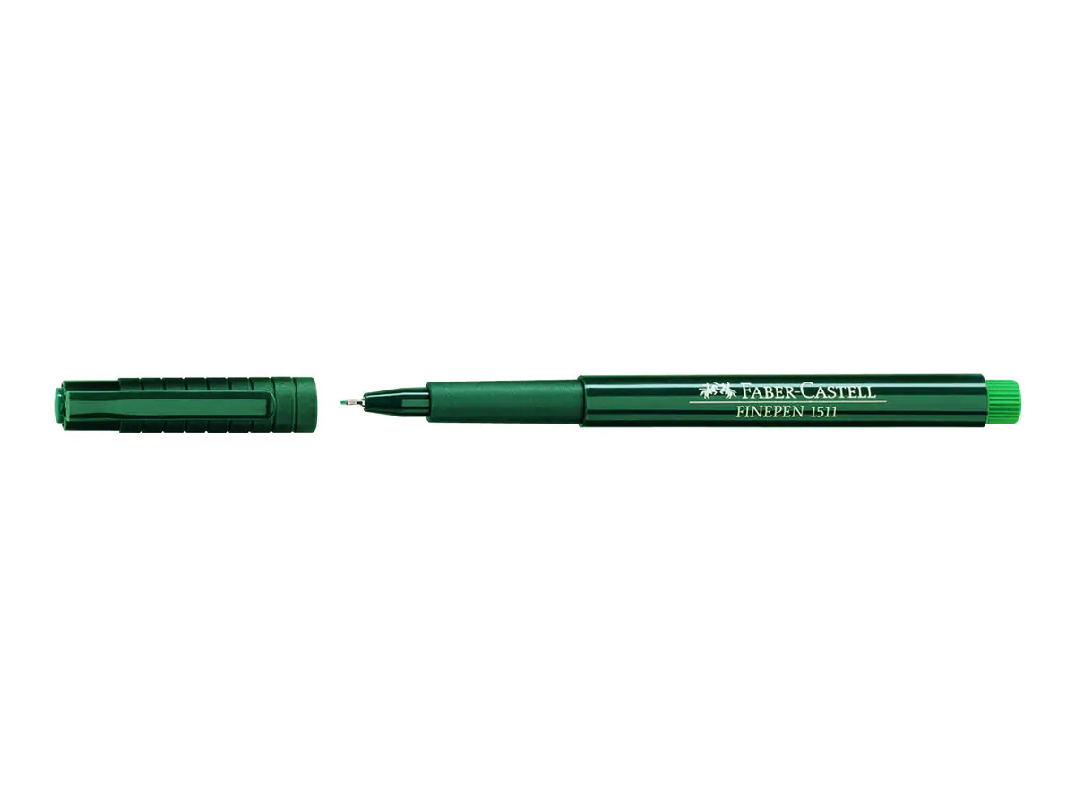 FABER-CASTELL FINEPEN 1511 - Fineliner - Grün 151163