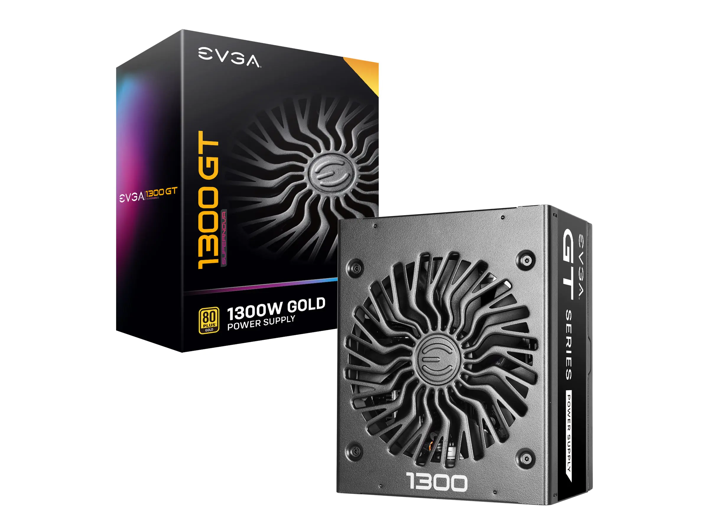 EVGA SuperNOVA 1300 GT - Netzteil (intern) - ATX12V / EPS12V - 80 PLUS Gold - Wechselstrom 100-240 V - 1300 Watt