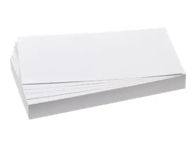 Franken GmbH FRANKEN - Moderationskarte - rechteckig - 9.5 x 20.5 cm - weiß (Packung mit 500) UMZ 1020 09